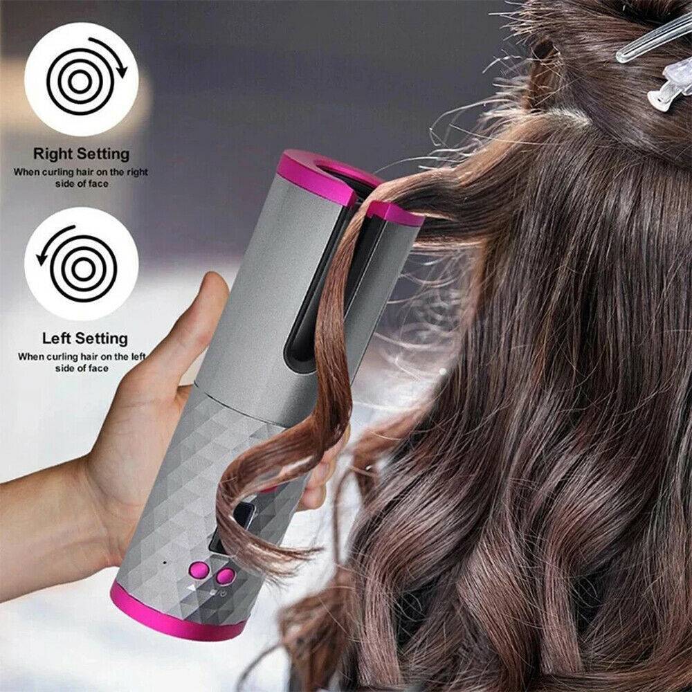 Electric LCD Display Cordless Hair Curler