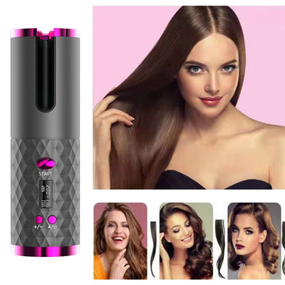 Electric LCD Display Cordless Hair Curler